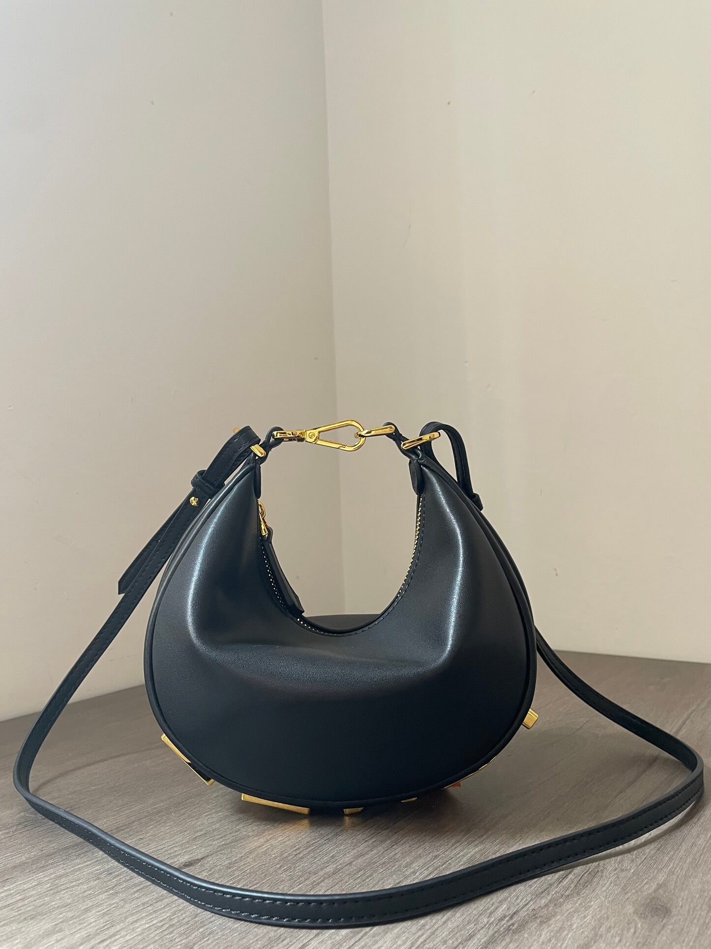 Fendi Nano Fendigraphy Black Bag