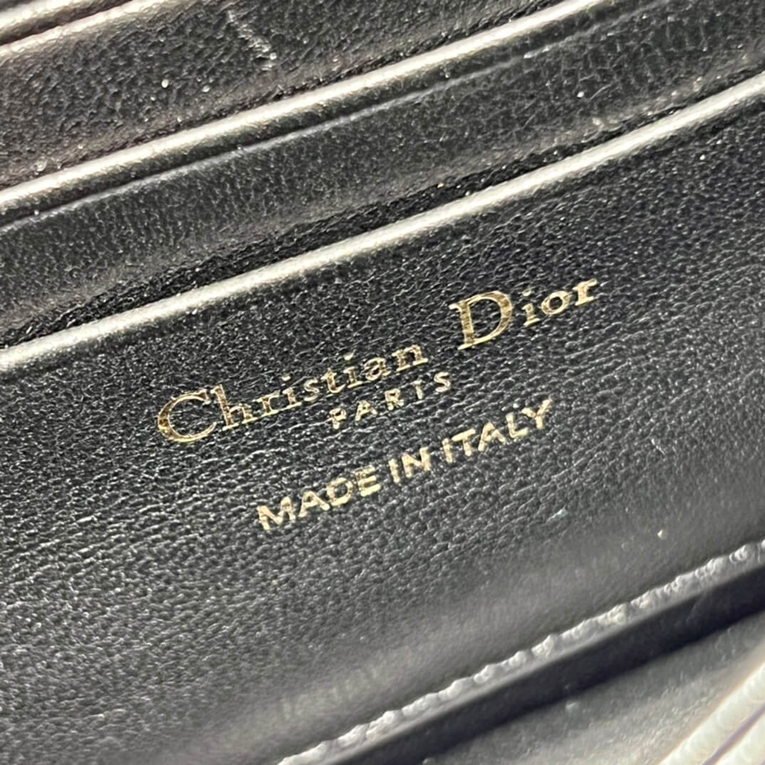Miss Dior Top Handle Bag Black in Patent Leather - Image 4
