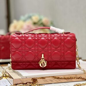 Miss Dior Top Handle Bag Red