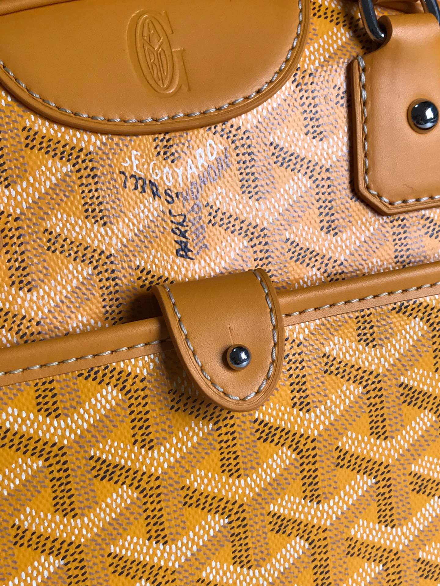 Goyard Saint Jeanne Yellow Bag - Image 5