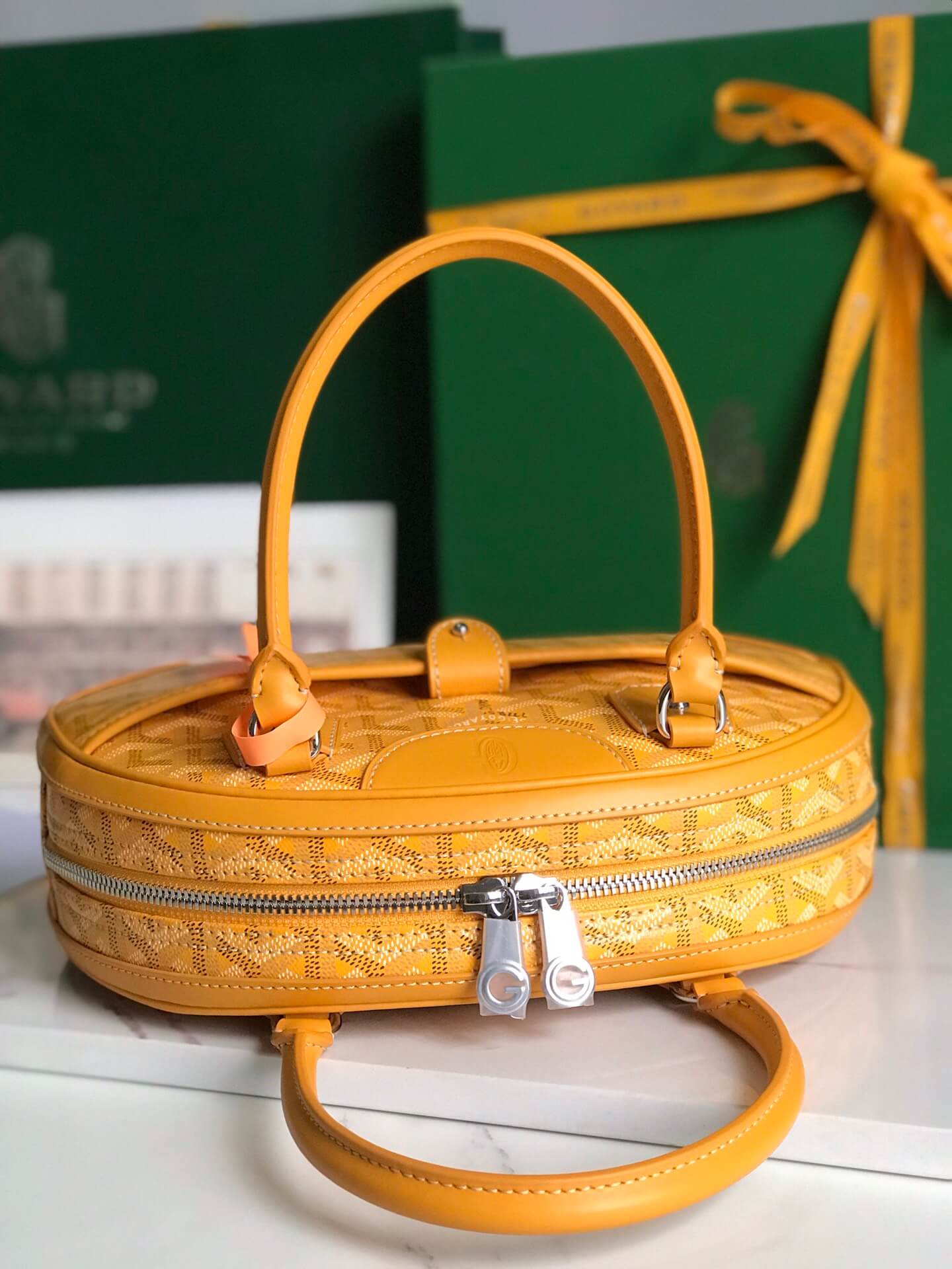 Goyard Saint Jeanne Yellow Bag - Image 7