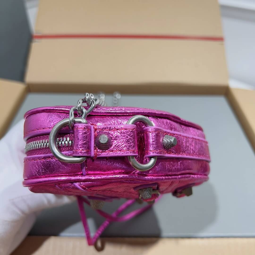 Balenciaga Mini Le Cagole Heart Bag - Image 5