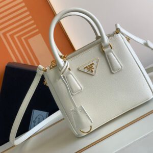 Prada Galleria Saffiano White Bag