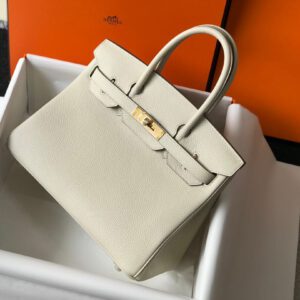 Hermes Birkin White Bag