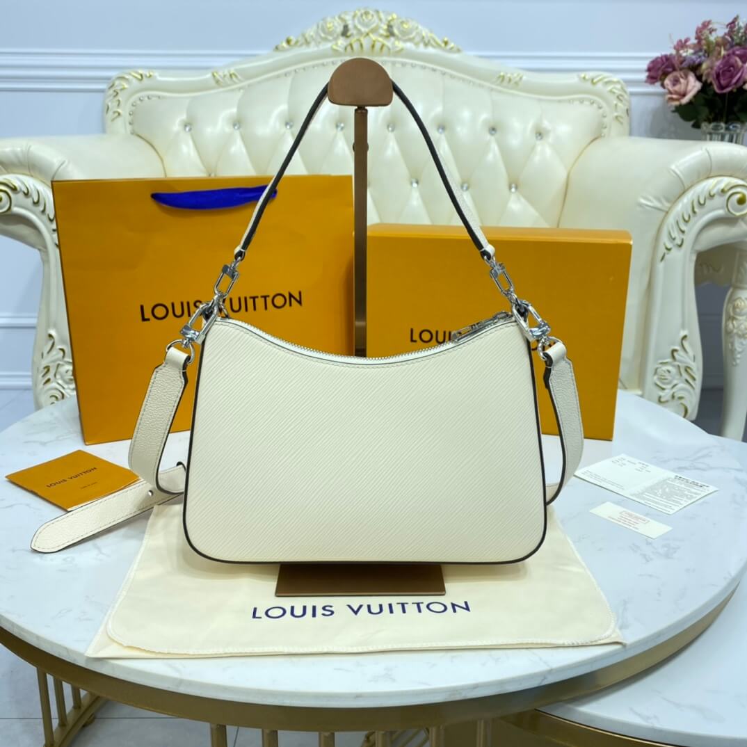 LV Marelle Epi Leather Bag White - Image 4
