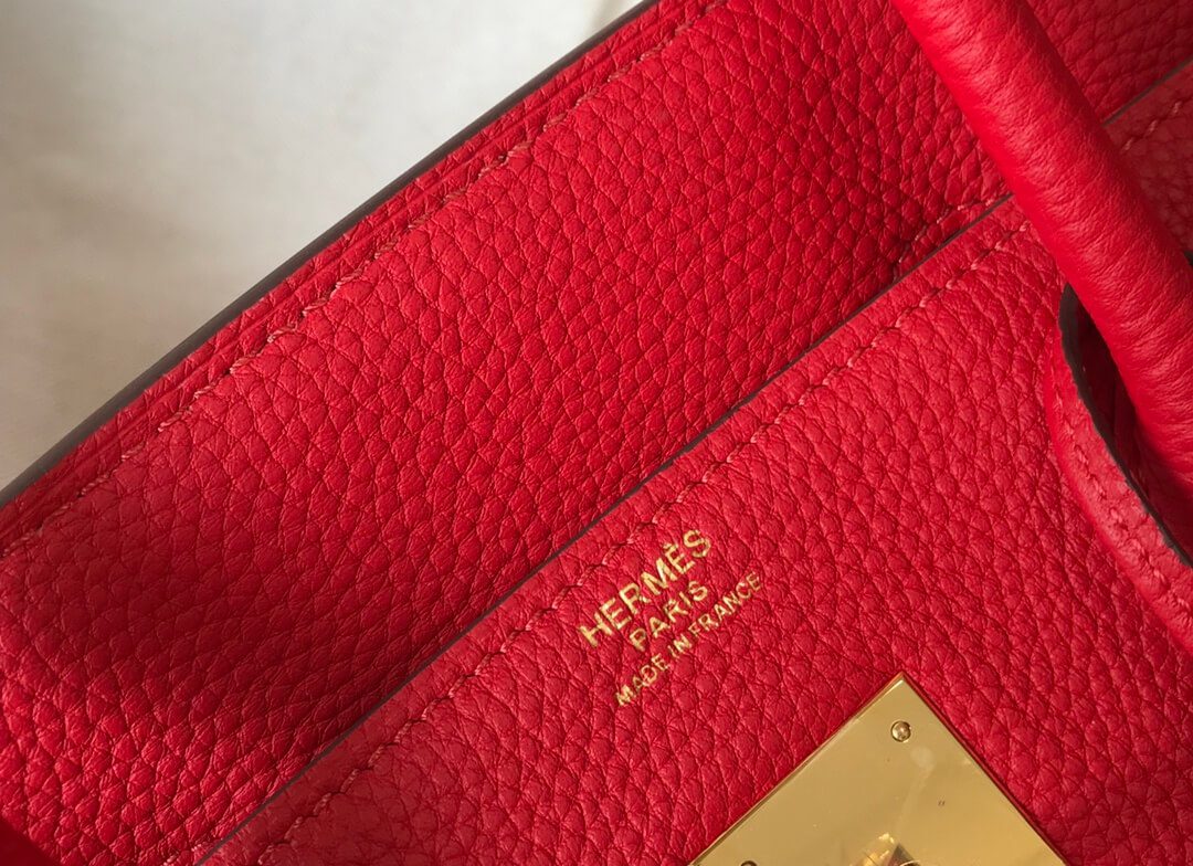 Hermes Birkin Red Bag - Image 6