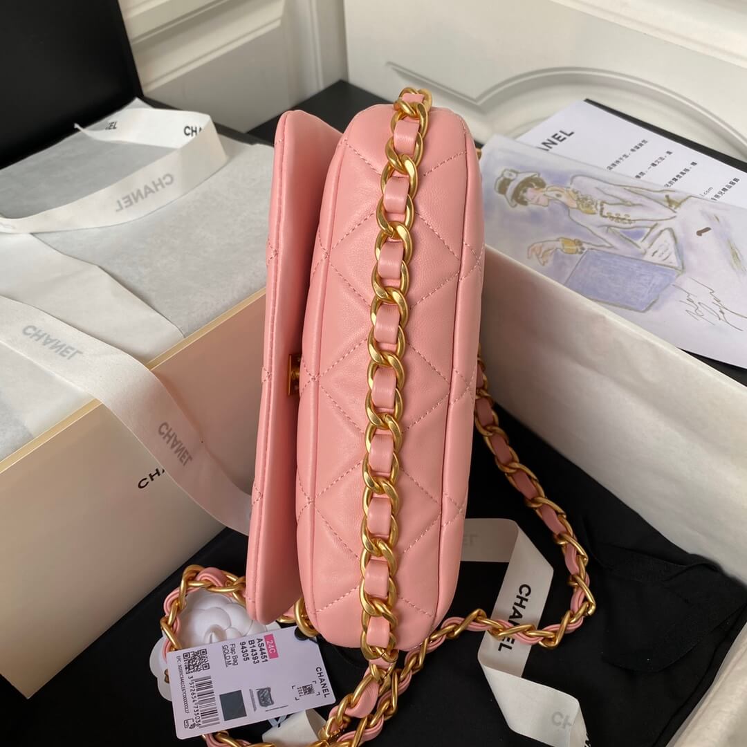 Chanel Small Flap Bag In Pink - Image 2