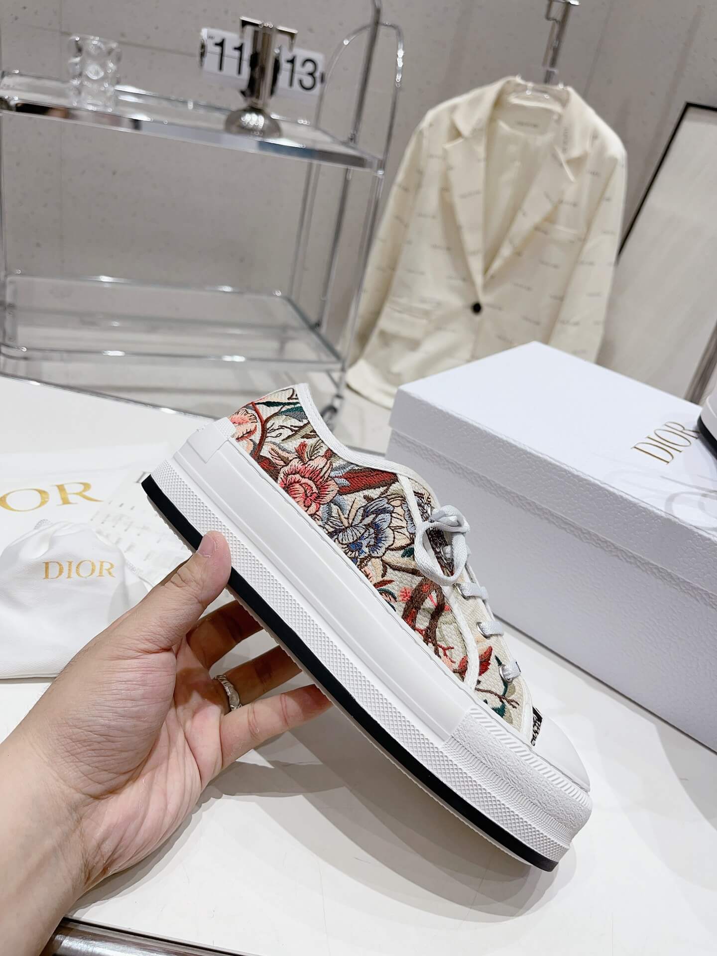 Women Dior walk'n'Dior Platform Sneakers - Image 5