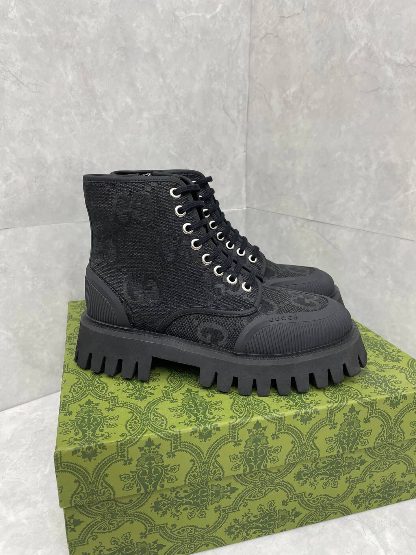 Gucci Men Ankle Black Boot - Image 7