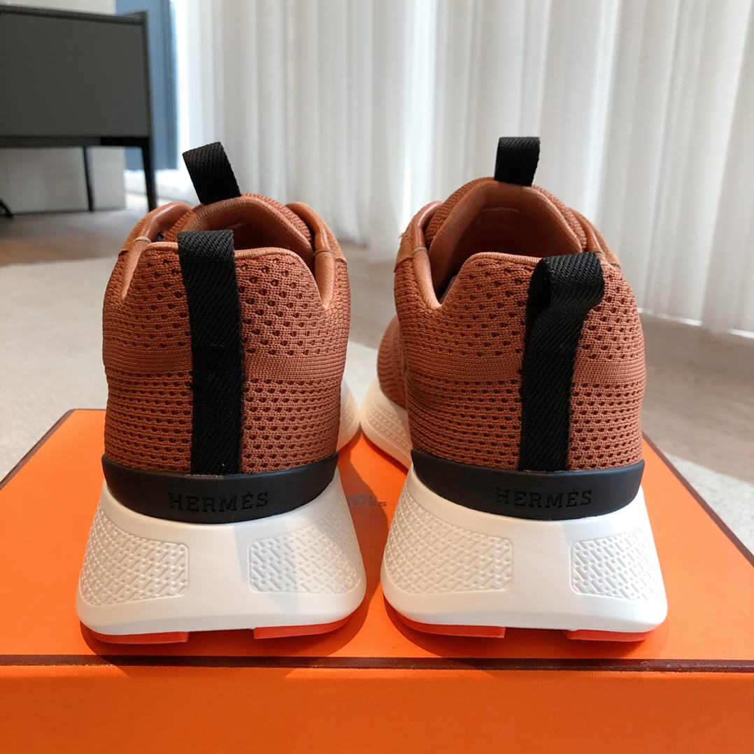 Hermes Bouncing Sneaker Brown - Image 6