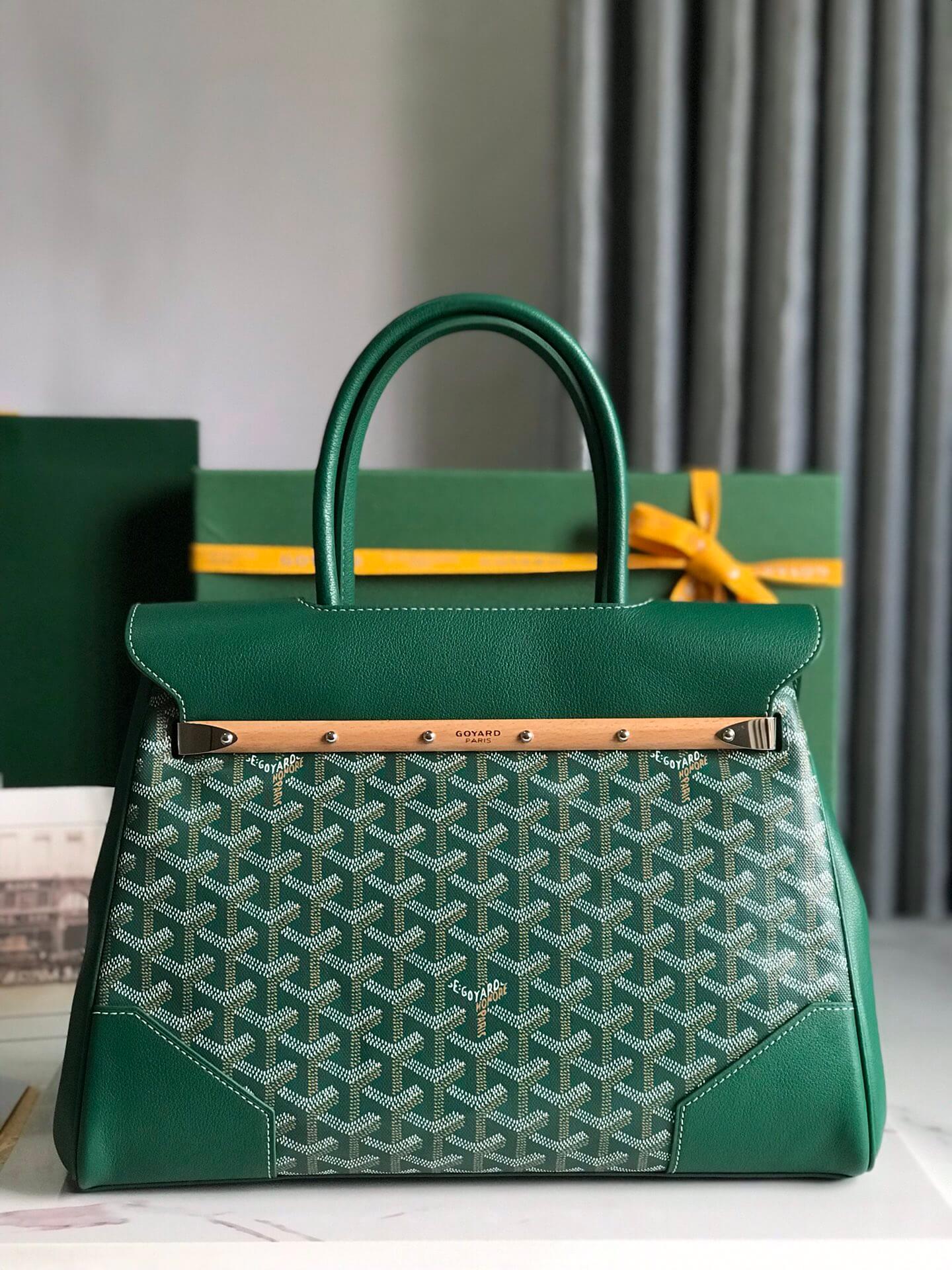 Goyard Saigon Tote Green Bag - Image 3