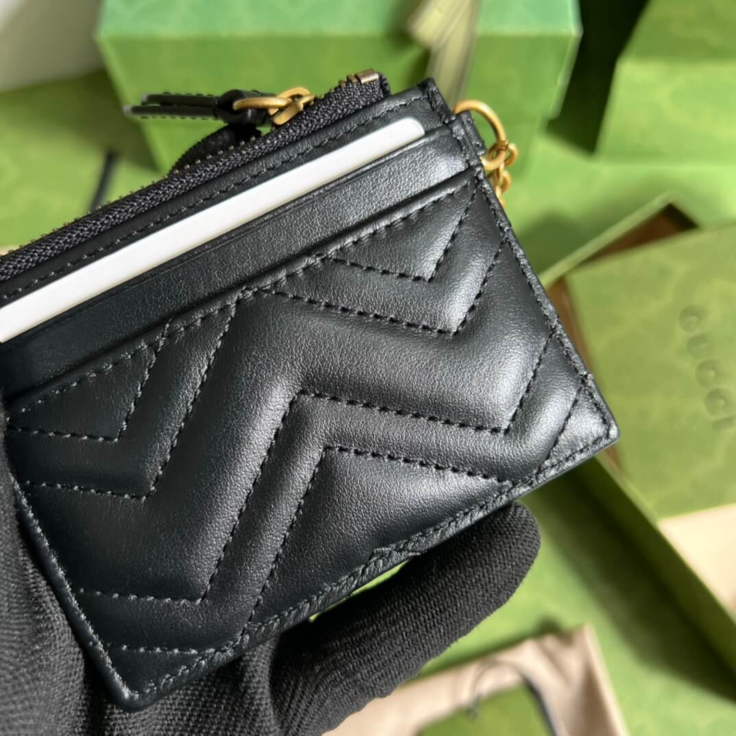 Gucci Black Card Holder - Image 4