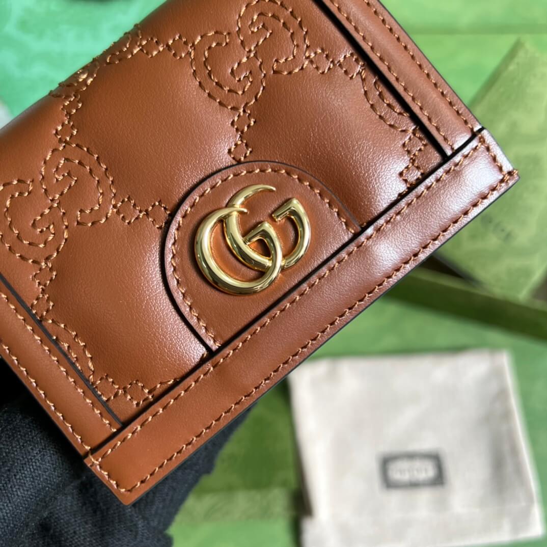 Gucci GG Matelasse Card Case Wallet - Image 2