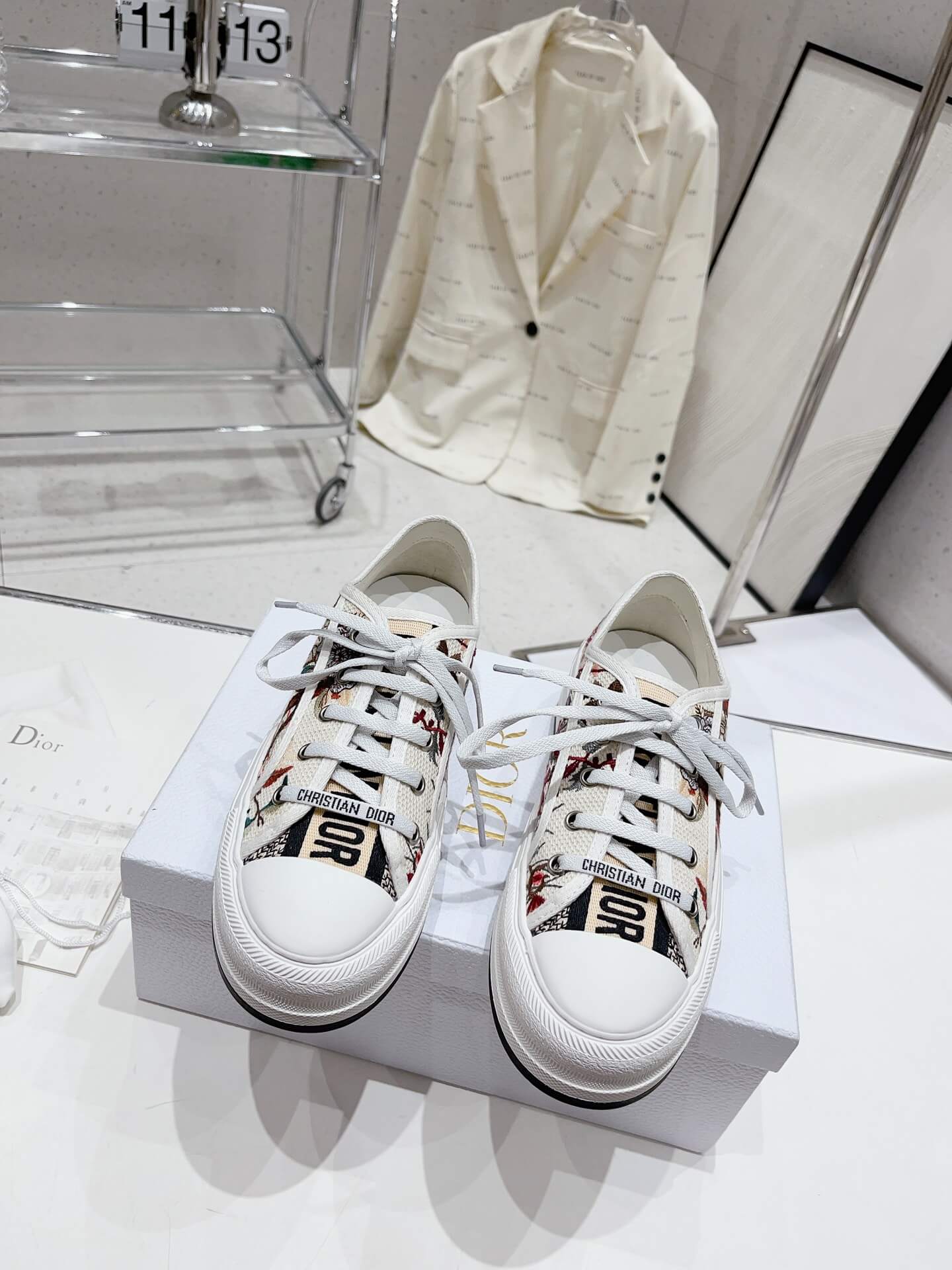 Women Dior walk'n'Dior Platform Sneakers - Image 2