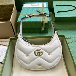 Gucci Marmont White Moon Bag