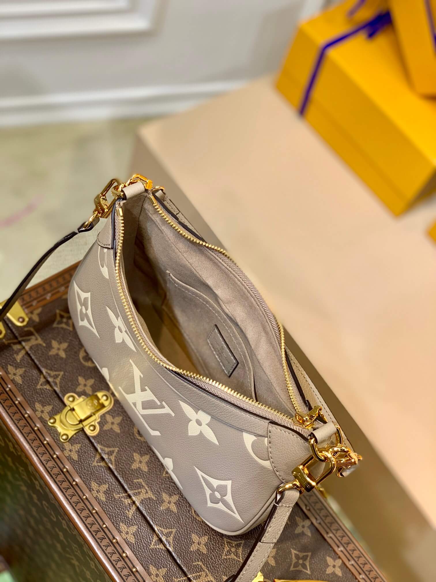LV Bagatelle Black Monogram Empreinte Bag - Image 4