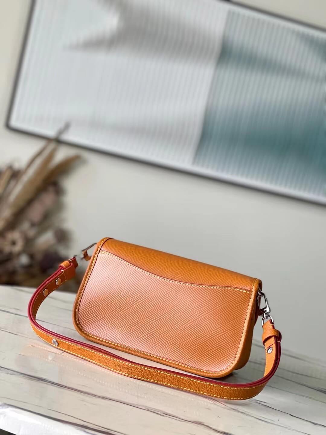 LV Buci Epi Leather Crossbody Bag Brown - Image 2