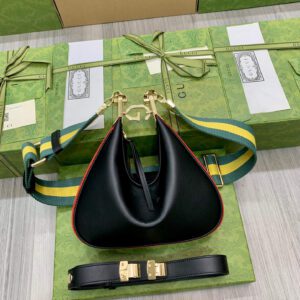 Gucci Attache Small Shoulder Bag Black