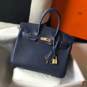 Hermes Birkin Blue Bag