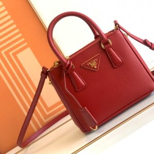 Prada Galleria Saffiano Red Bag