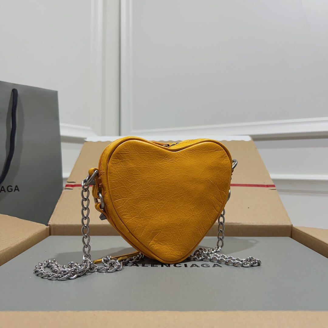 Balenciaga Mini Le Cagole Heart Bag - Image 2