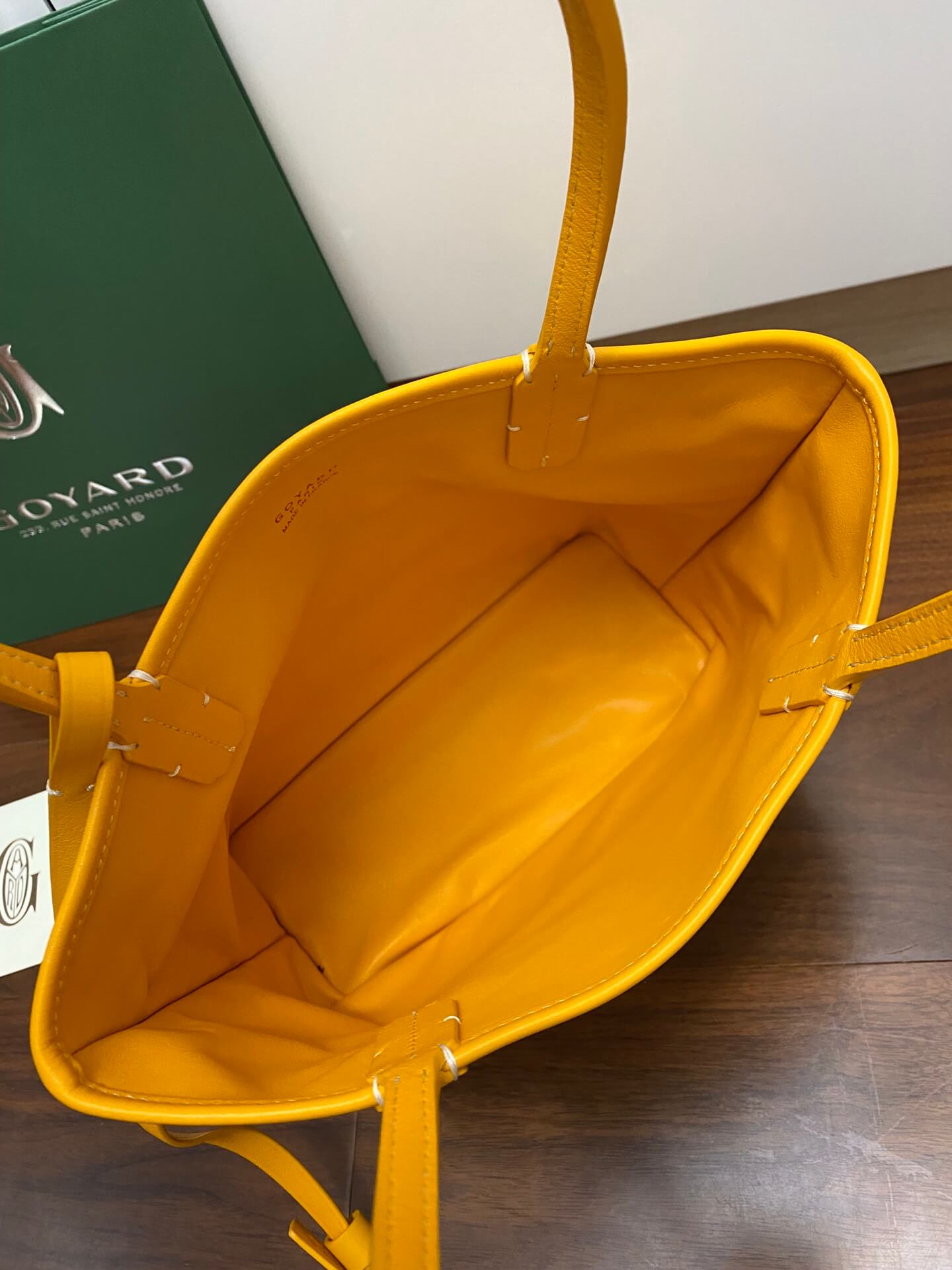 Goyard Mini Tote Yellow Bag - Image 6
