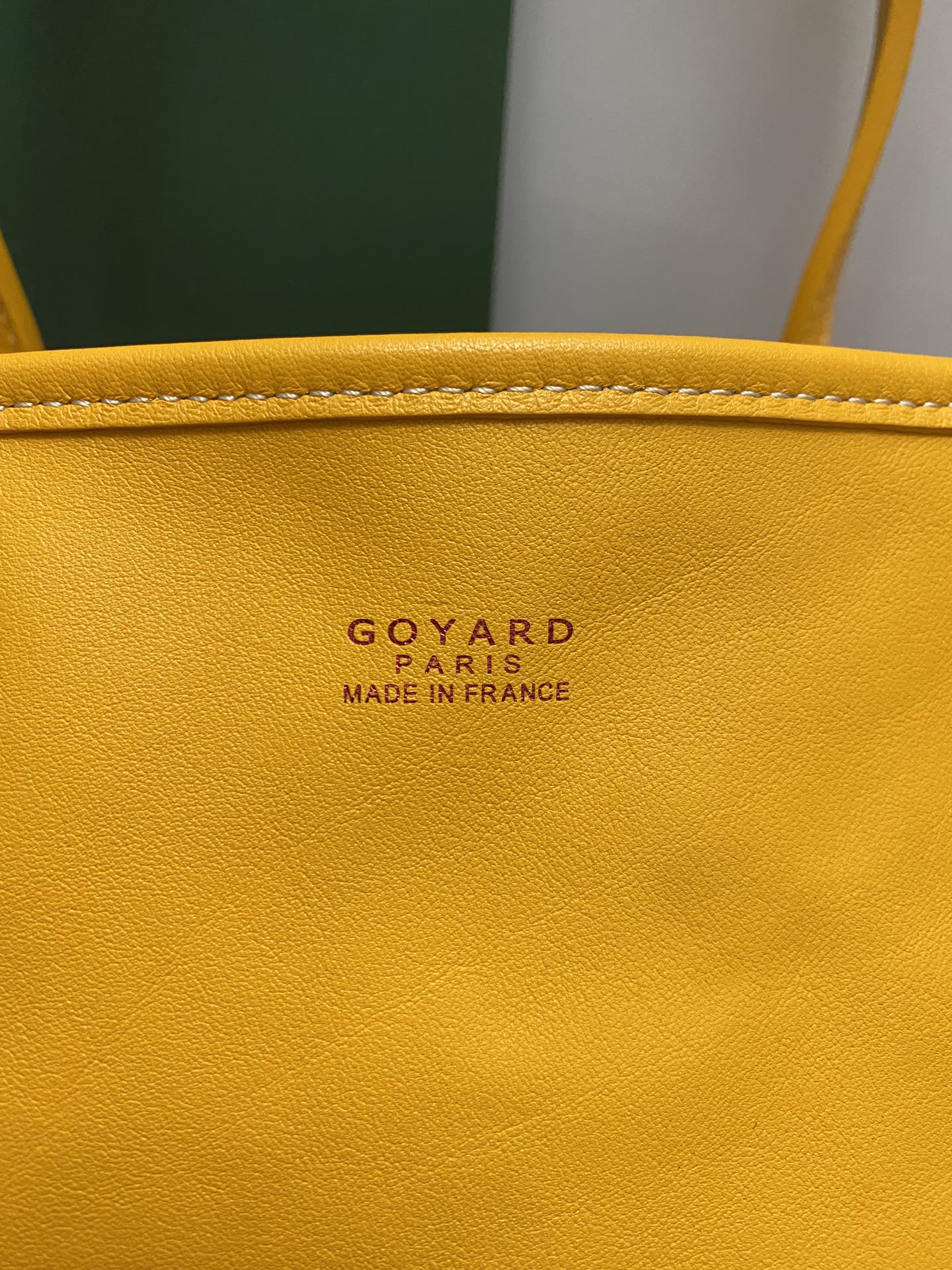 Goyard Mini Tote Yellow Bag - Image 4