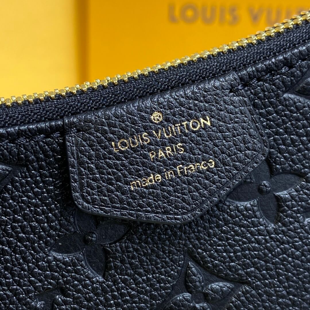 LV Easy Pouch On Strap Black - Image 4