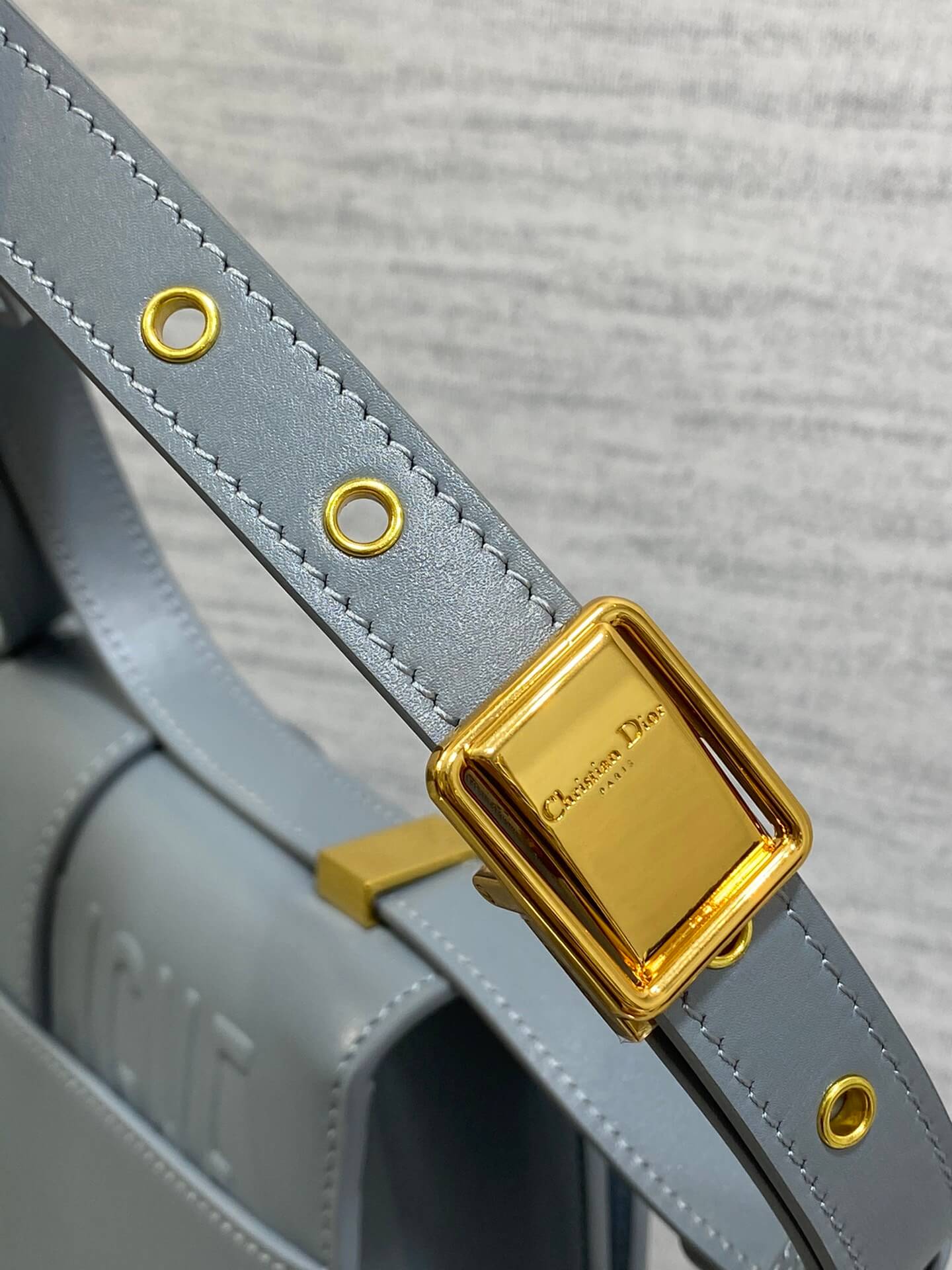 Dior Montaigne Blue-Grey Bag - Image 7