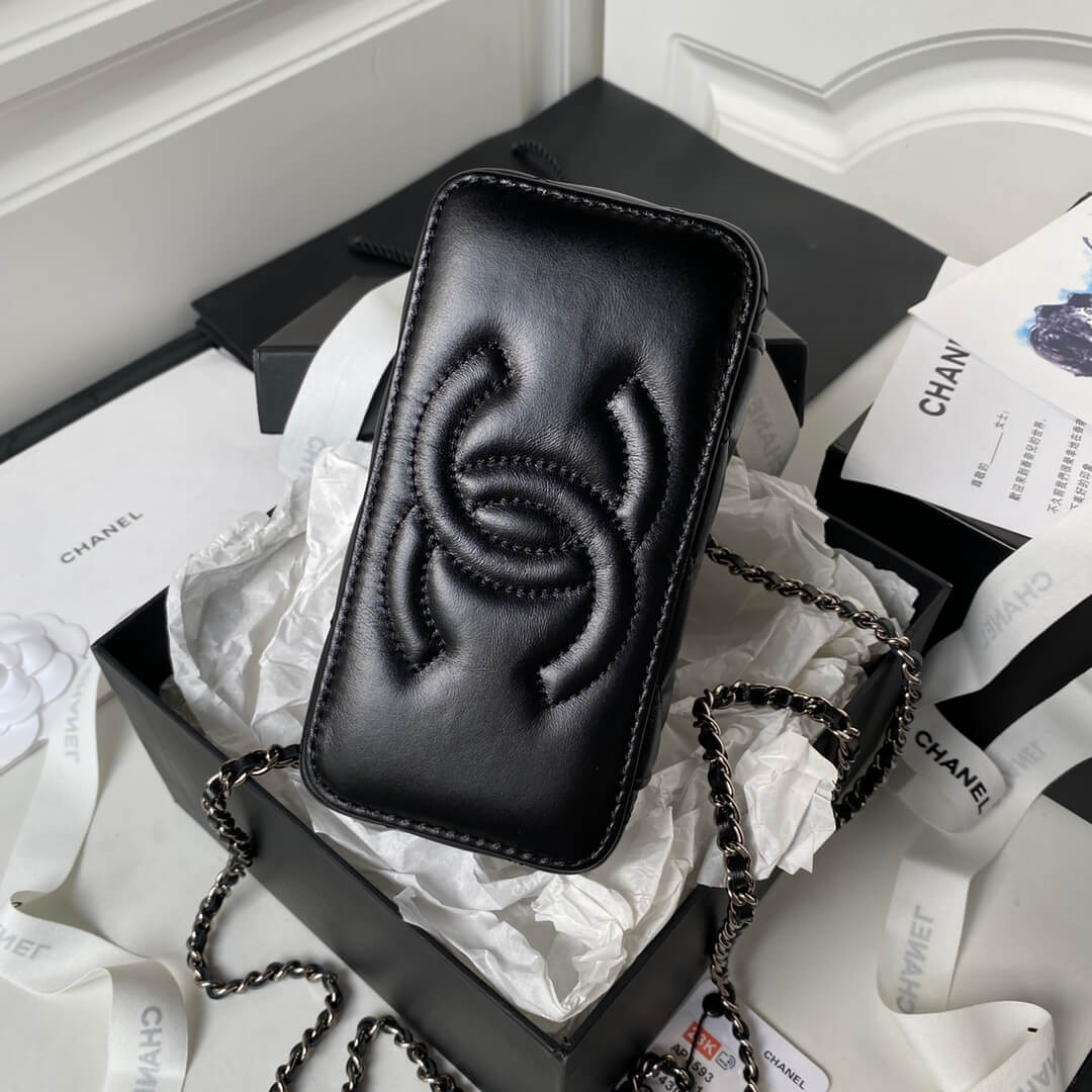 Chanel 22C Black Caviar Vanity Bag - Image 6