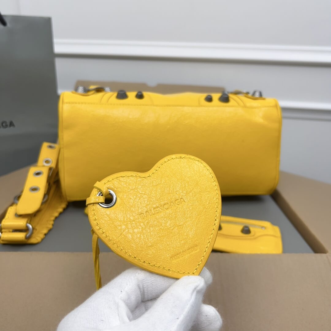 Balenciaga Classic City Yellow Bag - Image 3