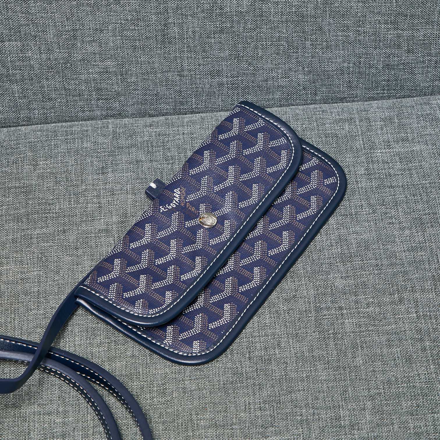 Goyard Tote Large Blue Bag - Image 3