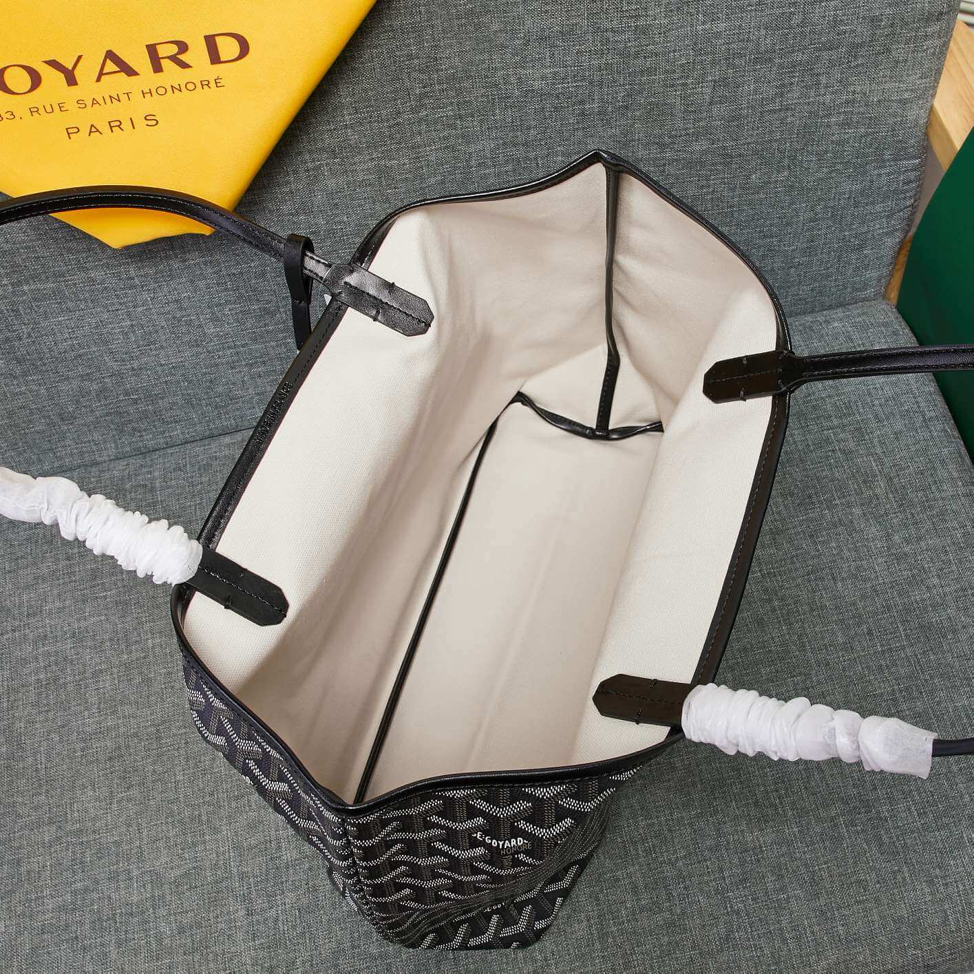 Goyard Tote Large Black Bag - Image 5