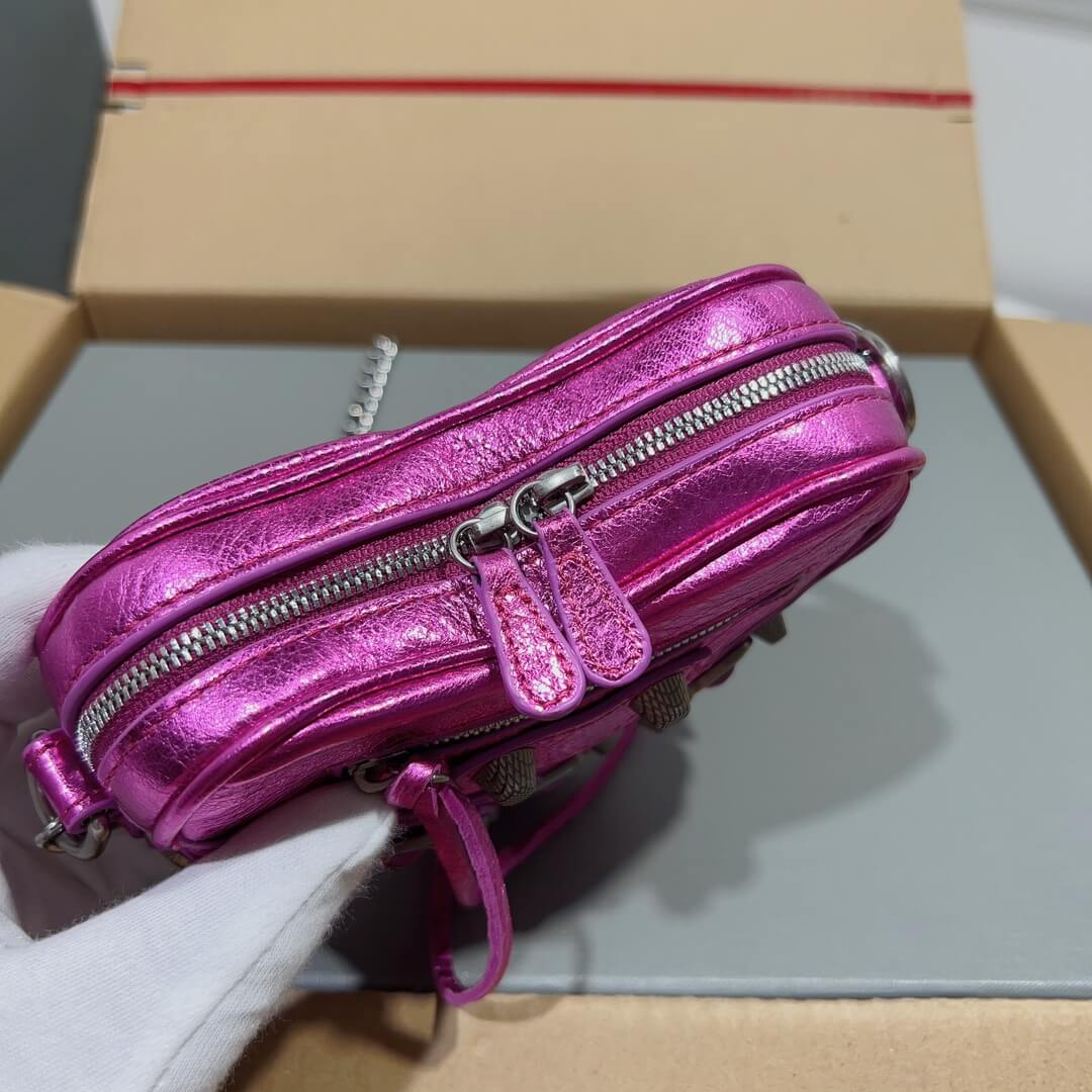 Balenciaga Mini Le Cagole Heart Bag - Image 4