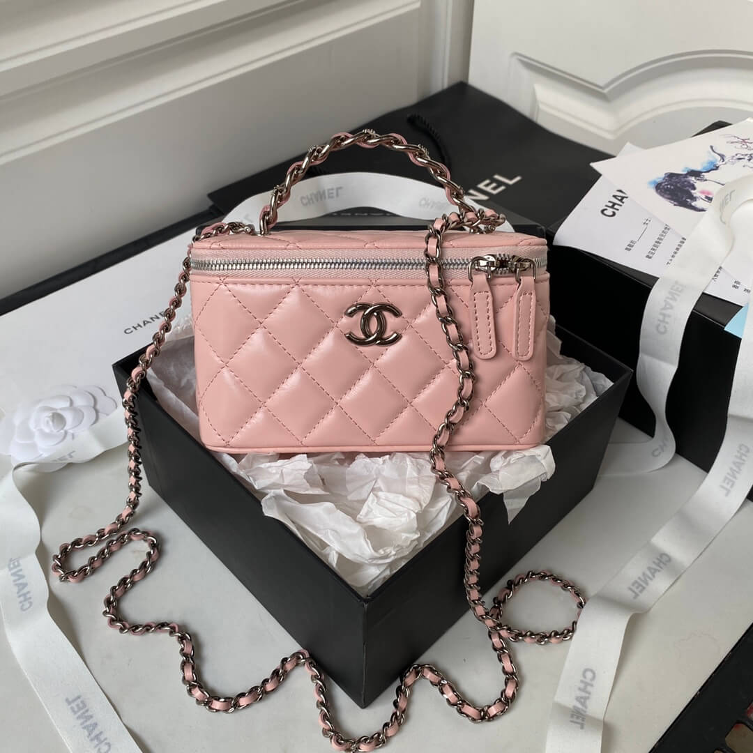 Chanel 22C Pink Caviar Vanity Bag