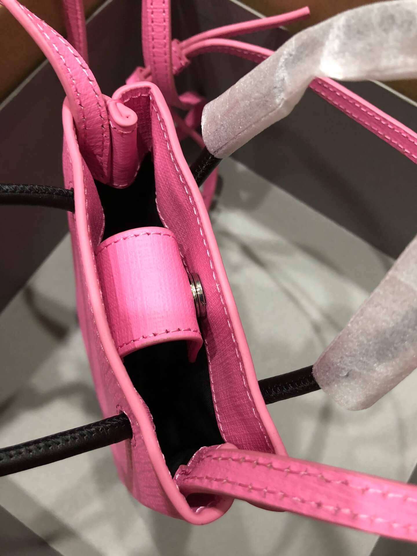 Balenciaga Shopping Phone Holder Bag - Image 4