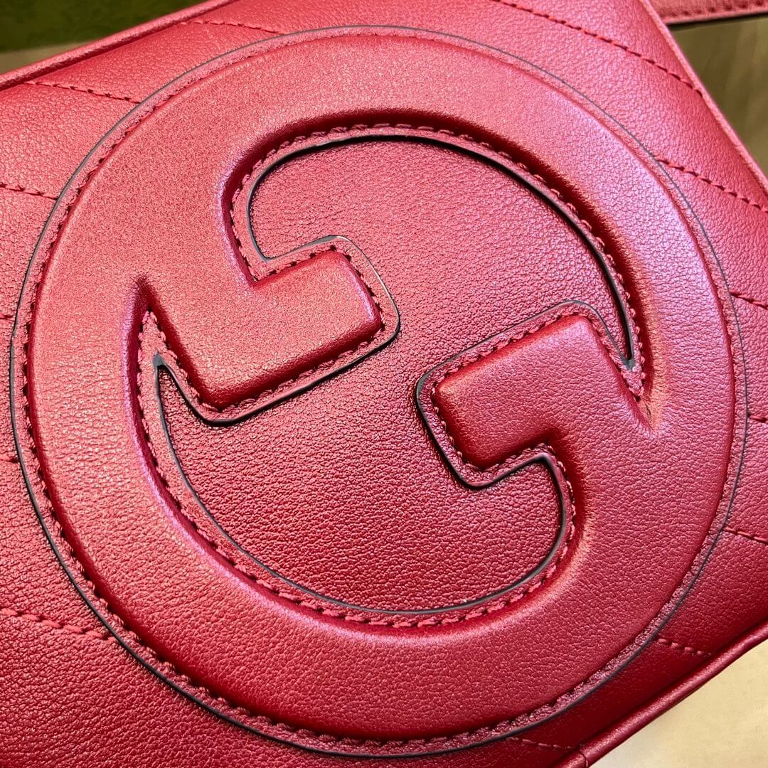 Gucci Blondie Top Handle Red Bags - Image 5