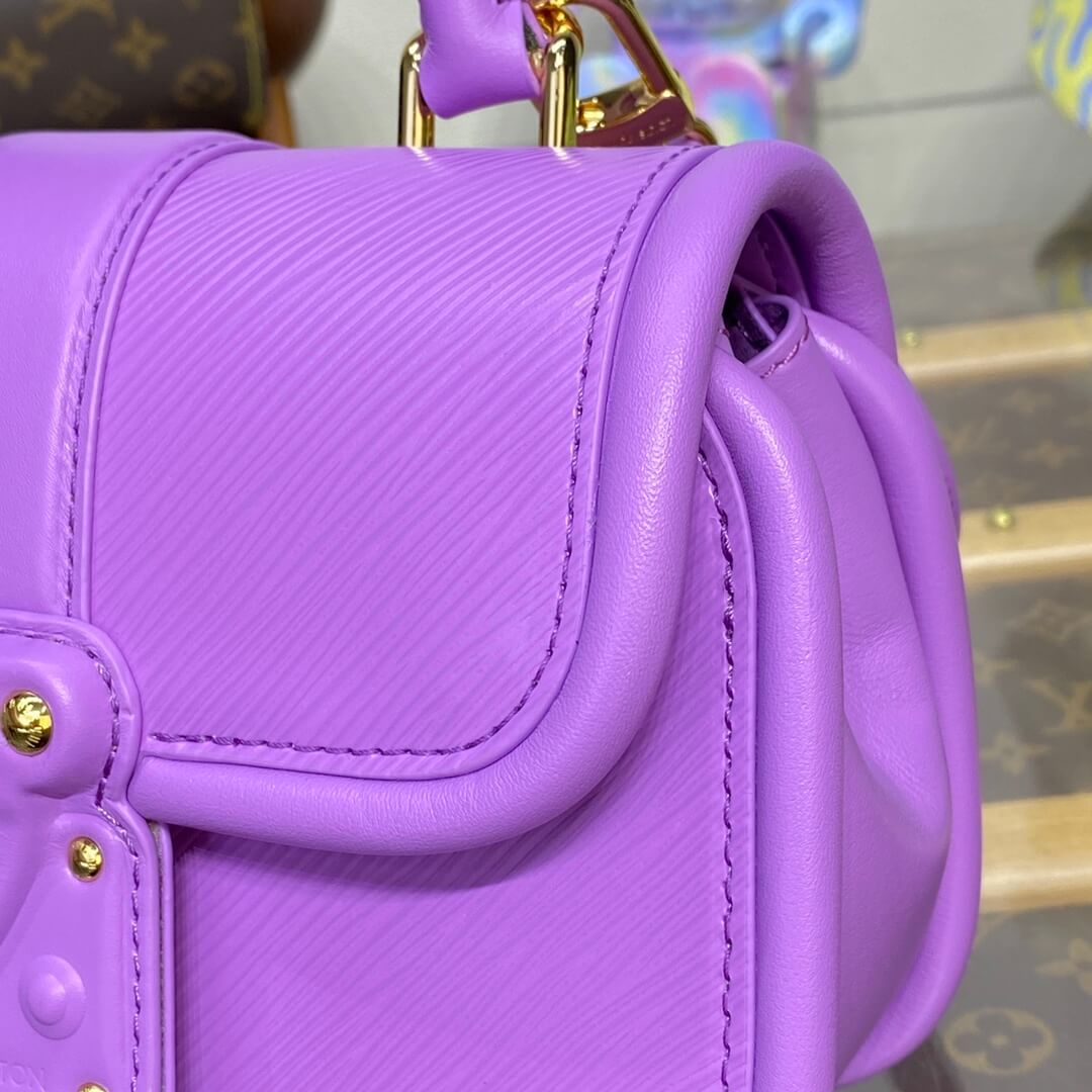 LV Seek and Hide Purple Bag - Image 2