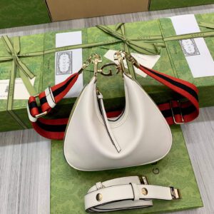 Gucci Attache Small Shoulder Bag White