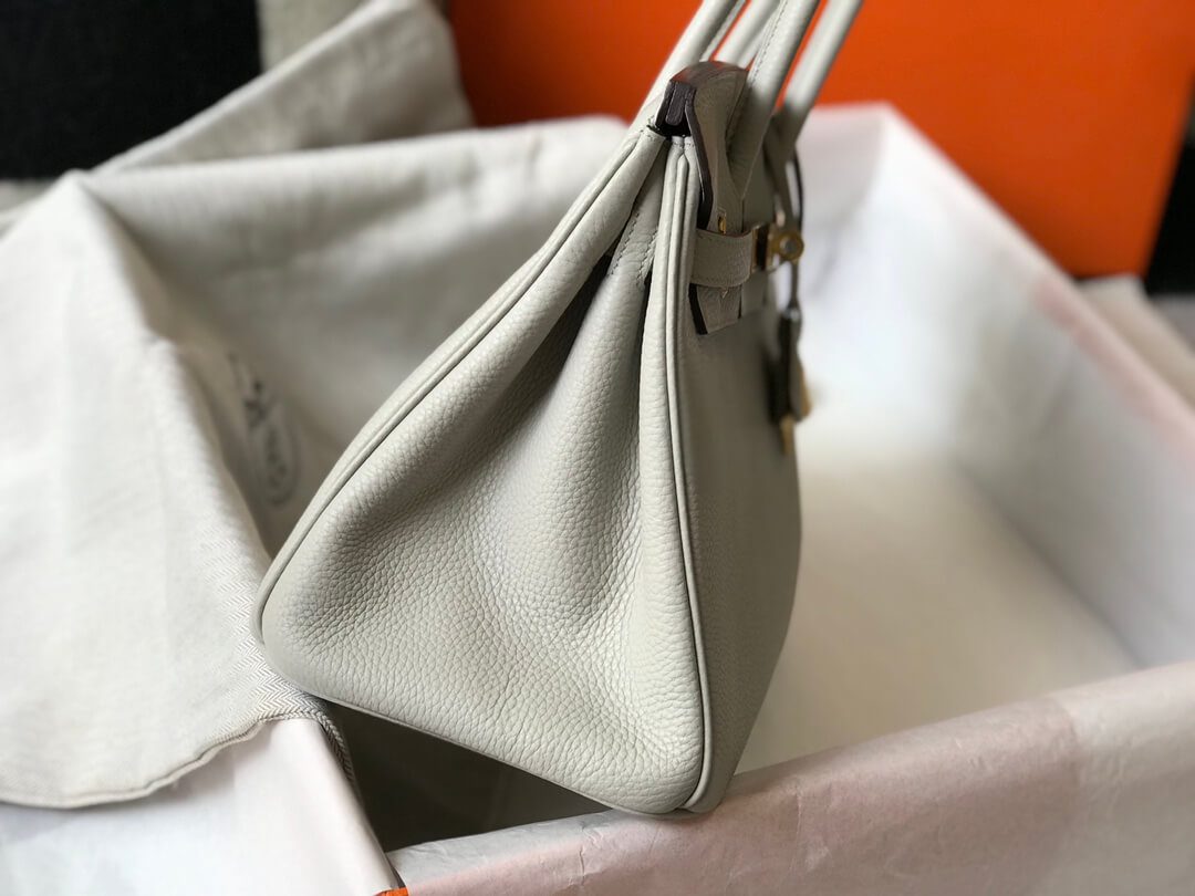 Hermes Birkin Gris Perle Bag - Image 4