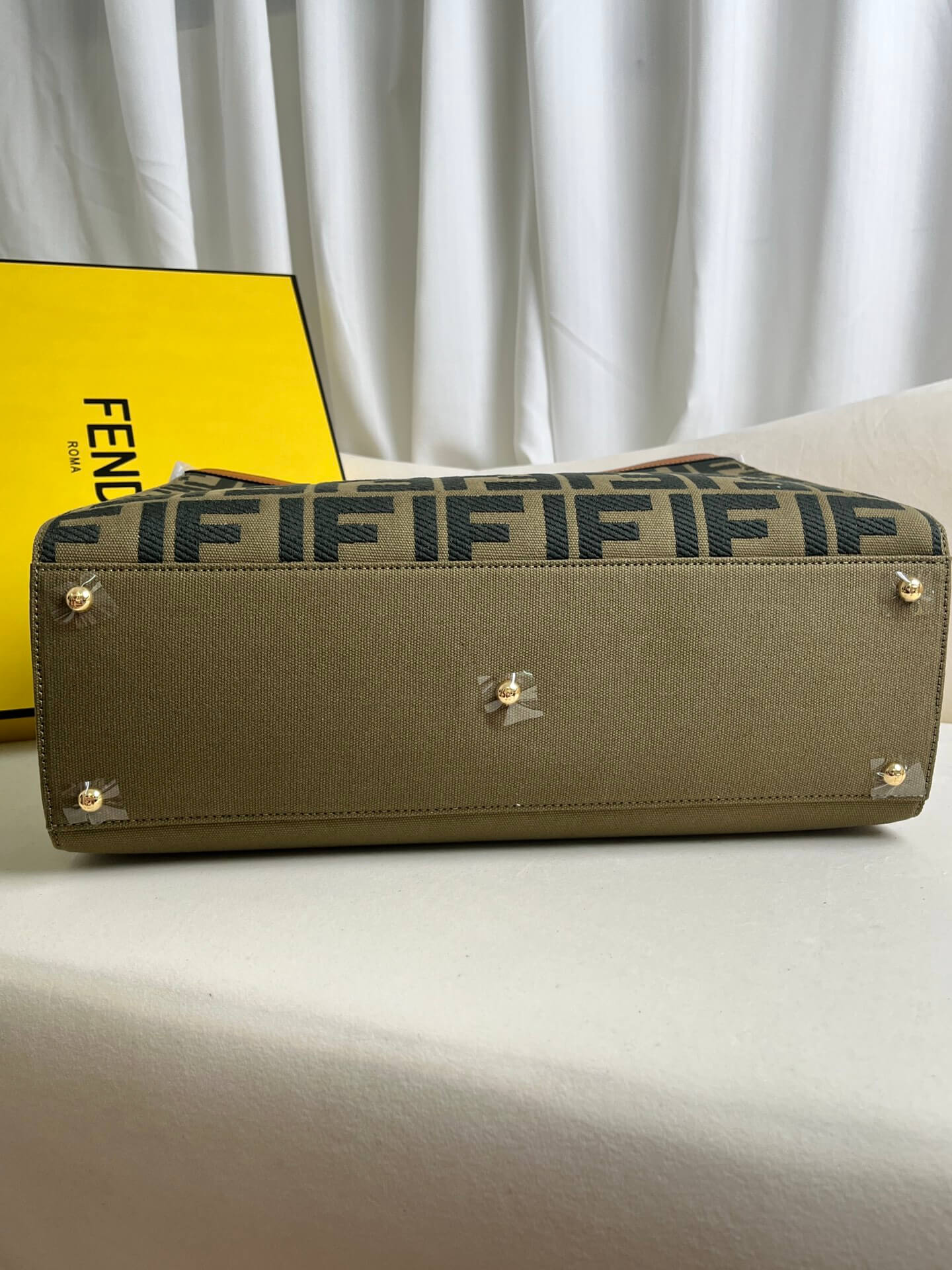 Fendi Women's X-tote Bag In Canvas With Thread-embroidered Ff Monogram - Image 4