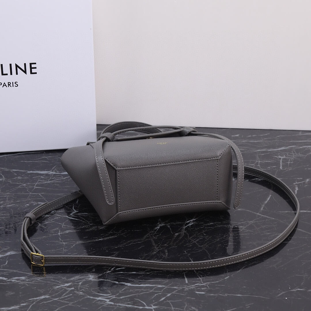 Celine Nano Belt Bag In Grained Calfskin Leather Bag - Image 7