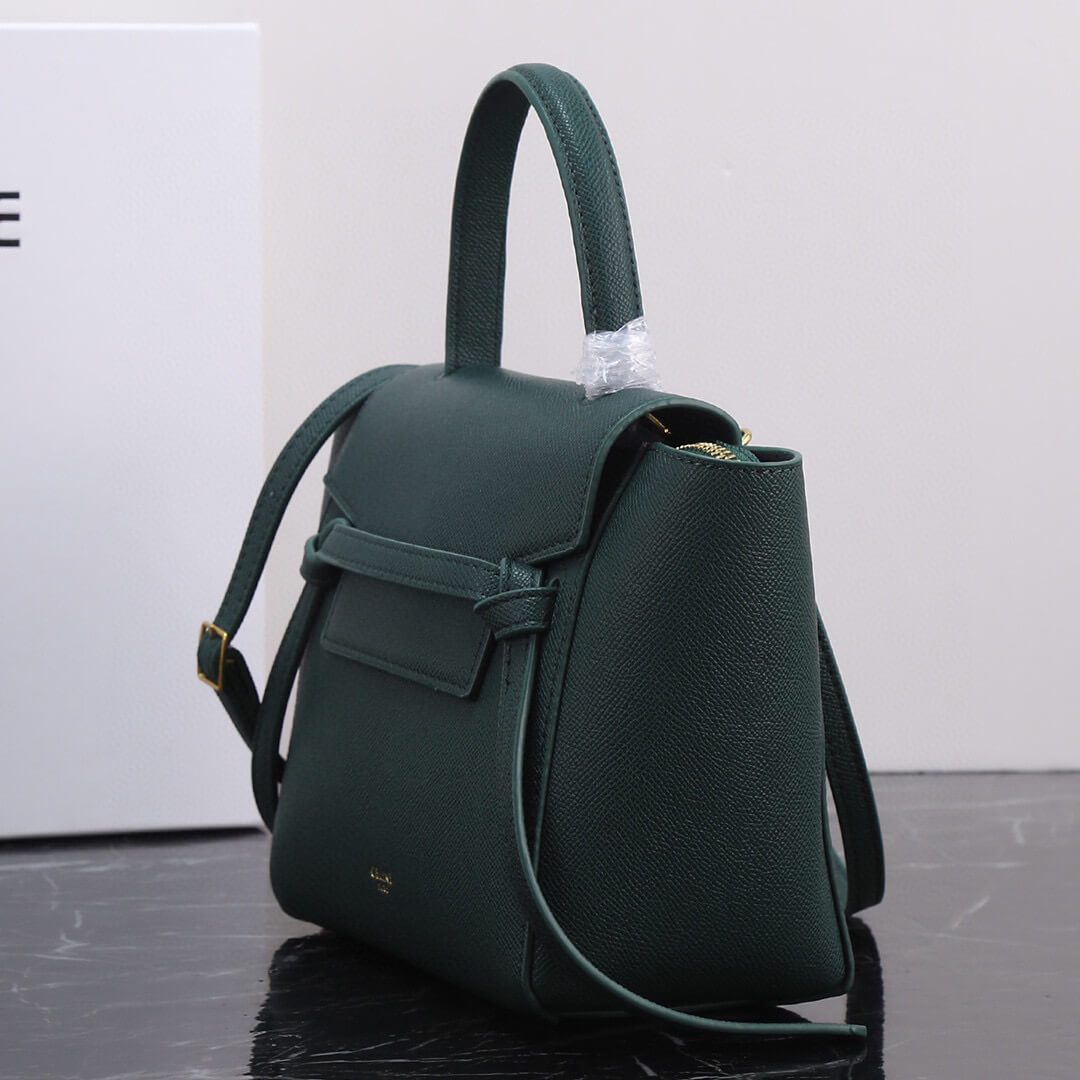 Celine Nano Belt Bag In Grained Calfskin Leather Bag - Image 5