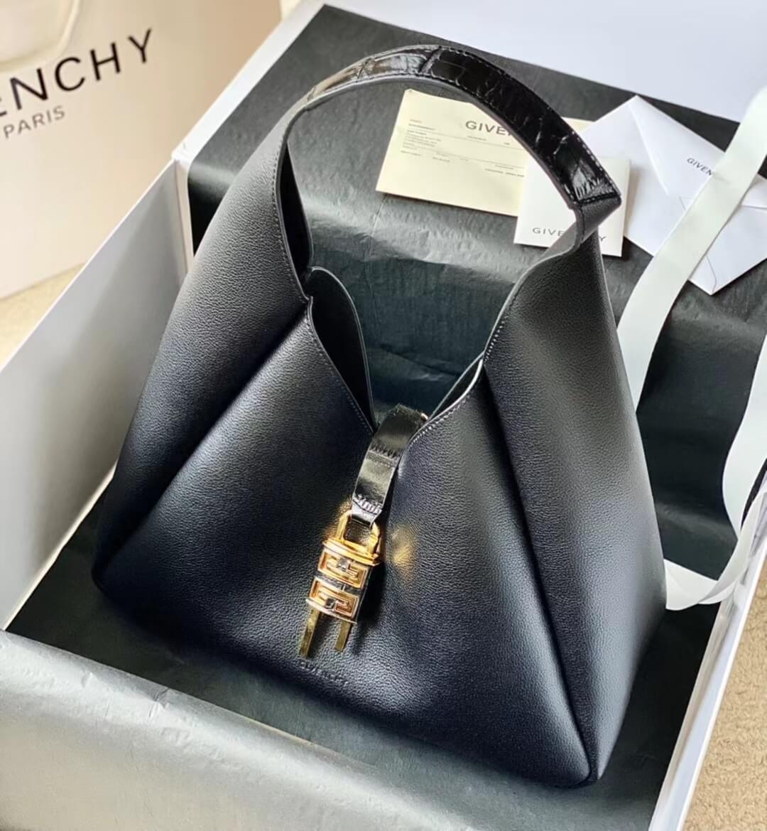 Givenchy G-Hobo Medium Shoulder Bag Black