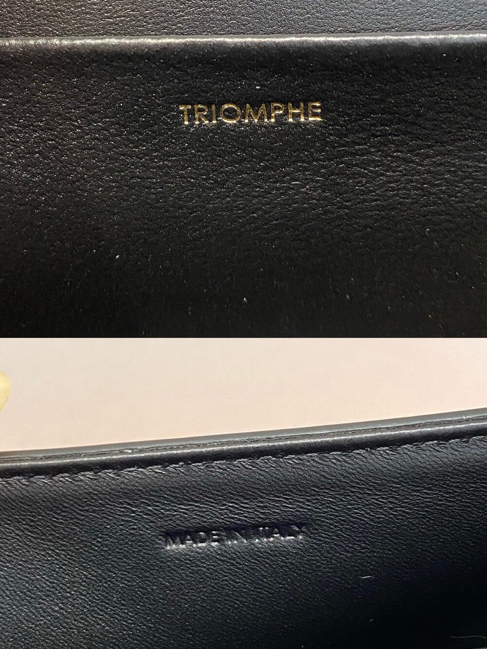 Celine Black Triomphe Shoulder Bag - Image 3