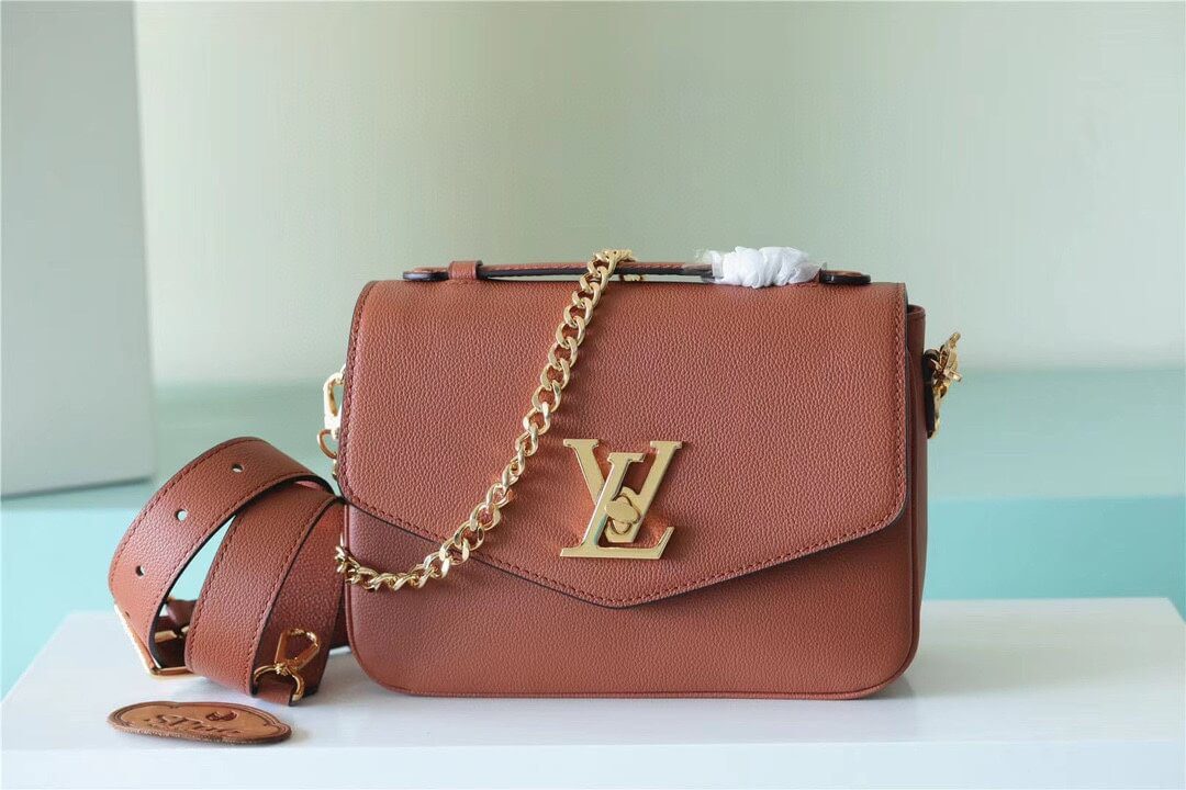 LV Oxford Lockme Leather Bag