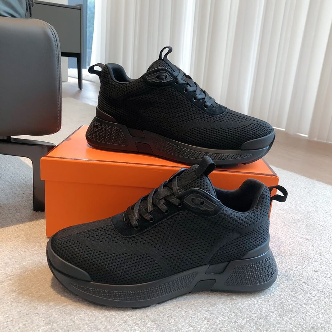 Hermes Bouncing Black Sneaker - Image 4