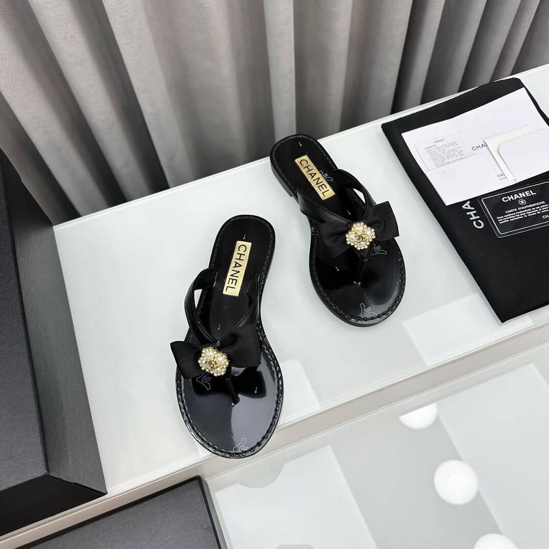 Chanel Flip Flops Sandals - Image 2