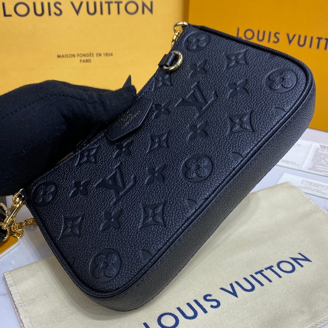 LV Easy Pouch On Strap Black - Image 2