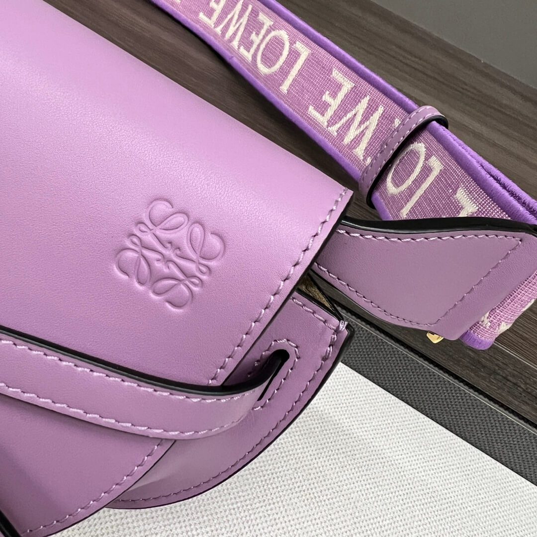 Loewe Gate Small Jacquard-trimmed Shoulder Bag - Image 3